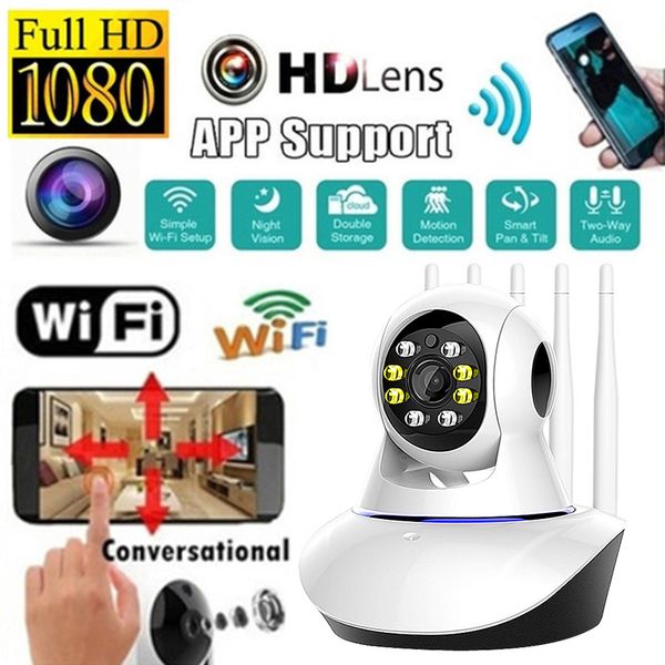 dual optical five antenna 2mp 1080p wireless smart ip camera indoor cctv security surveillance two way speak audio ir night vision
dual optical five antenna 2mp 1080p wireless smart ip camera indoor cctv security surveillance two way speak audio ir night vision
