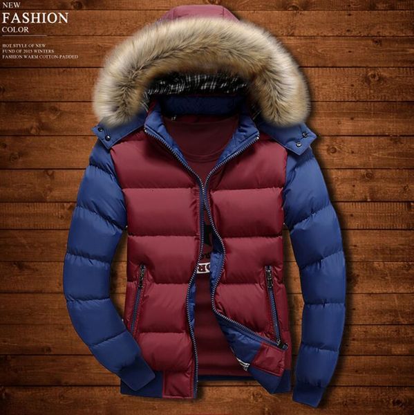 men's down & parkas wholesale- winter pakra men with a hood winter parka overcoat short slim thickening wadded jacket male cotton-padde, Black
men's down & parkas wholesale- winter pakra men with a hood winter parka overcoat short slim thickening wadded jacket male cotton-padde, Black