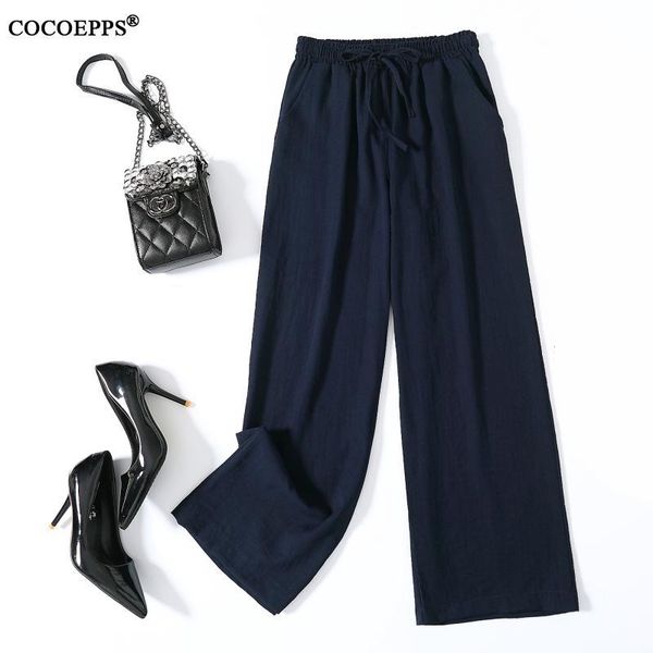 women's pants & capris cocoepps 2021 summer cotton linen wide leg women casual loose plus size trouser 3xl large elastic waist straight, Black;white
women's pants & capris cocoepps 2021 summer cotton linen wide leg women casual loose plus size trouser 3xl large elastic waist straight, Black;white