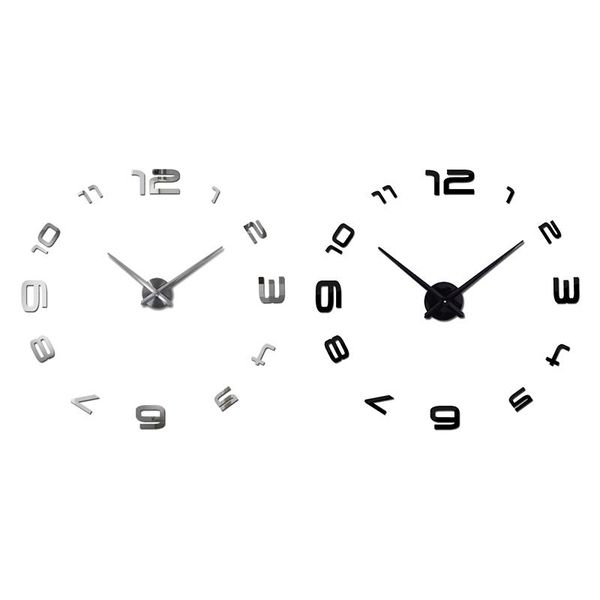 pcs 3d wall clock stickers,diy frameless constellation for living room kitchen decor, silver & black clocks
pcs 3d wall clock stickers,diy frameless constellation for living room kitchen decor, silver & black clocks