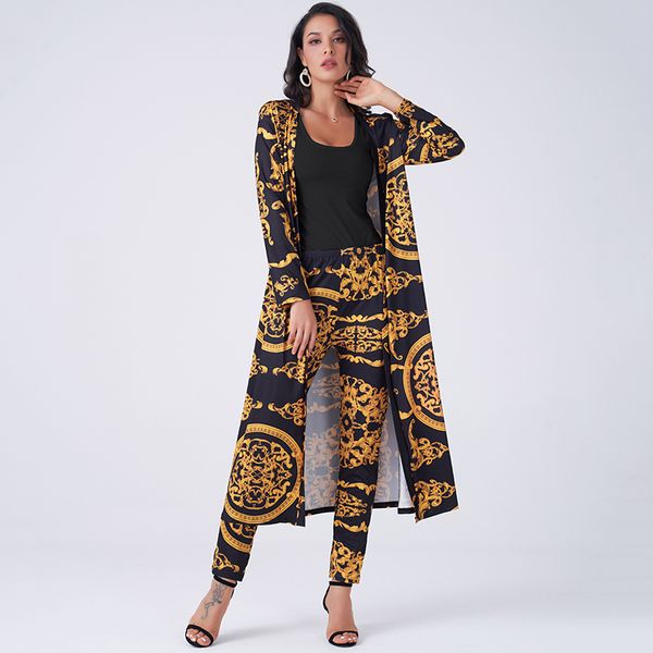 summer women 2 pieces set vintage palazoo print high waist elastic pants long sleeve open front coat homewear business suit 220308, White
summer women 2 pieces set vintage palazoo print high waist elastic pants long sleeve open front coat homewear business suit 220308, White