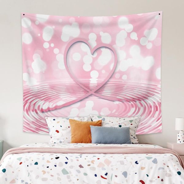 tapestries laeacco fashion tapestry pink large love heart white light spot wall hangings home living room valentine's day decor polyest
tapestries laeacco fashion tapestry pink large love heart white light spot wall hangings home living room valentine's day decor polyest