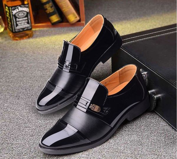 26 color classic business men's designer dress shoes fashion elegant formal wedding slip on office oxford shoe for mens luxurys boots p, Black
26 color classic business men's designer dress shoes fashion elegant formal wedding slip on office oxford shoe for mens luxurys boots p, Black