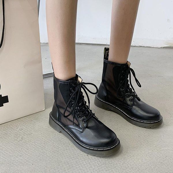 summer 2021 black women's ankle boots leather zipper british knight flat bottom breathable mesh platform women
summer 2021 black women's ankle boots leather zipper british knight flat bottom breathable mesh platform women