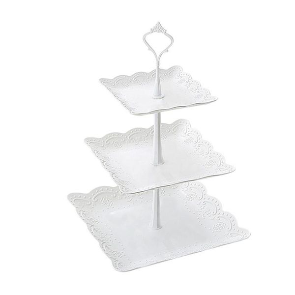 dishes & plates 1pc dessert storage rack three-layer display stand cake holder (white)
dishes & plates 1pc dessert storage rack three-layer display stand cake holder (white)