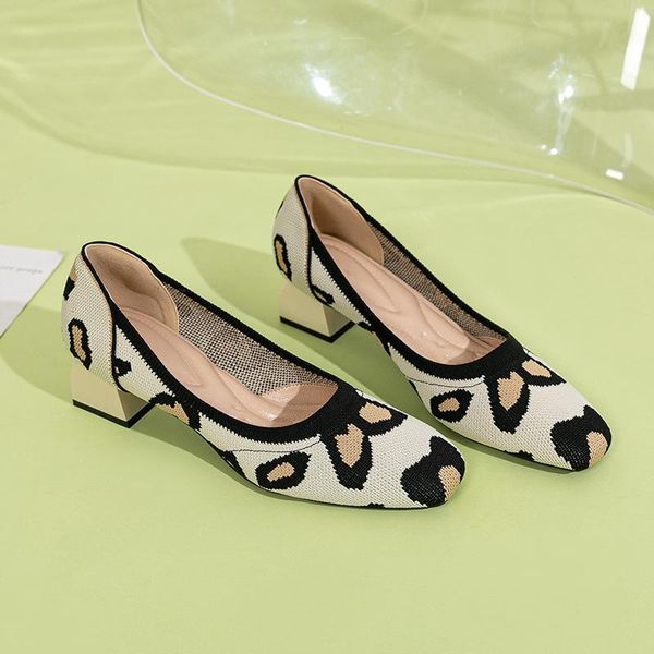 dress shoes knitting single women square toe thick heels shallow mouth mid-heel high work ladies shoe pointed, Black
dress shoes knitting single women square toe thick heels shallow mouth mid-heel high work ladies shoe pointed, Black
