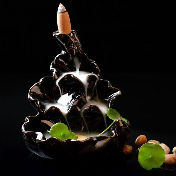 fragrance lamps tower incense ceramic burner holder backflow censer creative smoke reflux adjust the mood 
fragrance lamps tower incense ceramic burner holder backflow censer creative smoke reflux adjust the mood