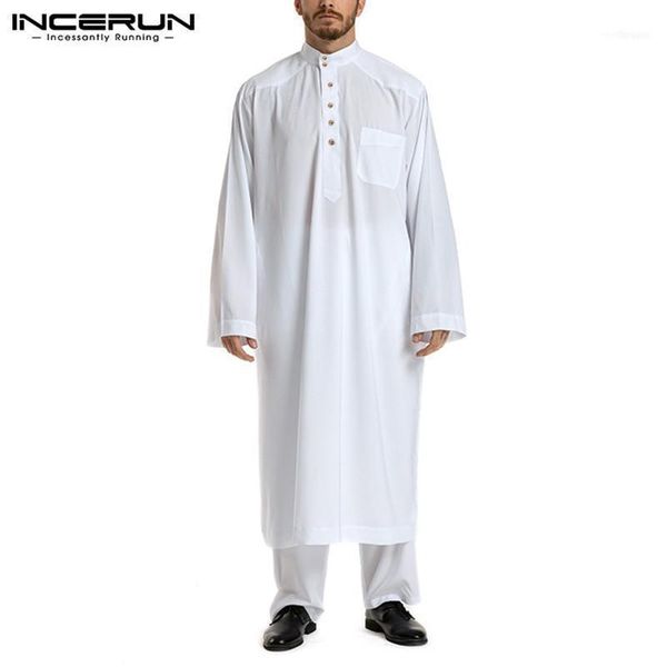 ethnic clothing incerun men long sleeve stand collar thobe caftan elastic pants suits fashion muslim sets solid islamic arabic 5xl71, Red
ethnic clothing incerun men long sleeve stand collar thobe caftan elastic pants suits fashion muslim sets solid islamic arabic 5xl71, Red