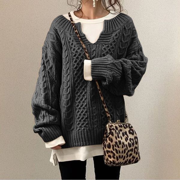 luxury women's jackets women's 2021 autumn temperament v-neck loose medium and long knitted sweater coat, Black;brown
luxury women's jackets women's 2021 autumn temperament v-neck loose medium and long knitted sweater coat, Black;brown