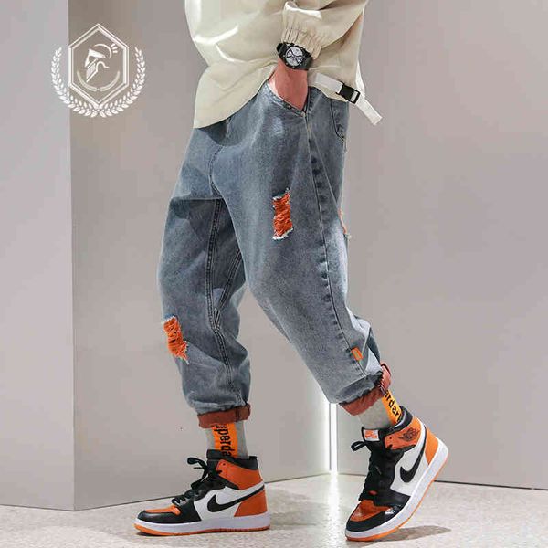 men's golomise men loose harem jogger fashion ankle-length hole hip hop jeans iic4, Blue
men's golomise men loose harem jogger fashion ankle-length hole hip hop jeans iic4, Blue