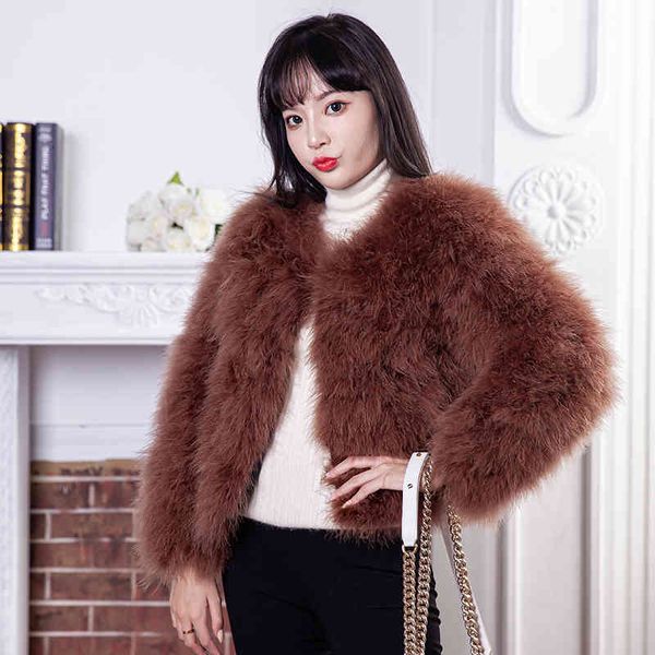 leather customized plus size 4xl 5xl real feather jackets women autumn winter fashion solid short ostrich fur coats a249, Black
leather customized plus size 4xl 5xl real feather jackets women autumn winter fashion solid short ostrich fur coats a249, Black