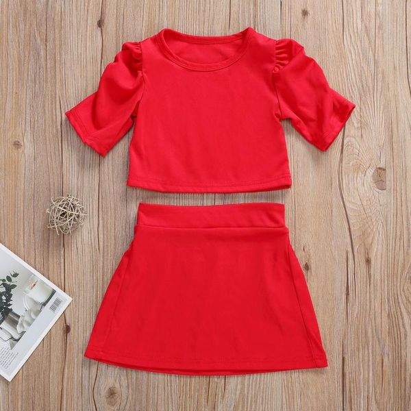 clothing sets imcute 2 pcs baby girl summer outfits, solid color puff sleeve round neck crop high waist skirt, White
clothing sets imcute 2 pcs baby girl summer outfits, solid color puff sleeve round neck crop high waist skirt, White