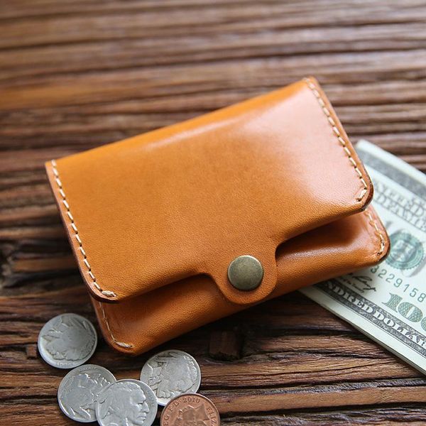 card holders 100% genuine leather holder for men male vintage handmade cowhide short small id purse mini wallet case, Brown;gray
card holders 100% genuine leather holder for men male vintage handmade cowhide short small id purse mini wallet case, Brown;gray