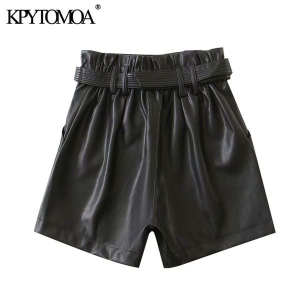 kpytomoa women chic fashion with belt faux leather shorts vintage high waist zipper fly pockets female short pants mujer 210304, White;black
kpytomoa women chic fashion with belt faux leather shorts vintage high waist zipper fly pockets female short pants mujer 210304, White;black