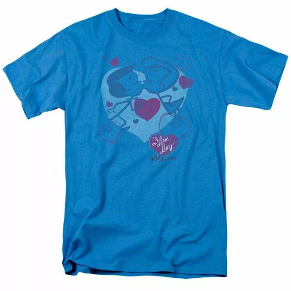 i love lucy cartoon kiss t shirt mens licensed desi lucy classic tv turquoise, White;black
i love lucy cartoon kiss t shirt mens licensed desi lucy classic tv turquoise, White;black