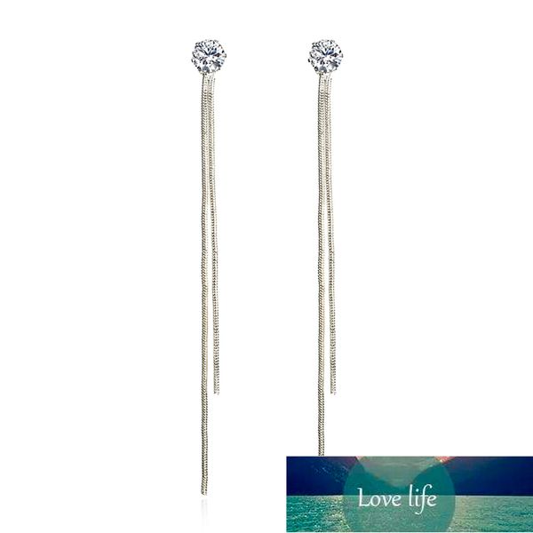 baru fashion perak berlapis kristal menjuntai anting-anting rumbai panjang drop untuk wanita perhiasan grosir hadiah, Silver
baru fashion perak berlapis kristal menjuntai anting-anting rumbai panjang drop untuk wanita perhiasan grosir hadiah, Silver