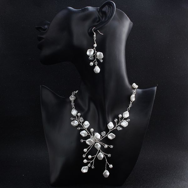 jewelry set dress accessories pearl necklace collarbone chain young fashion earring necklace a bridal wedding bridesmaid dinner, Slivery;golden
jewelry set dress accessories pearl necklace collarbone chain young fashion earring necklace a bridal wedding bridesmaid dinner, Slivery;golden