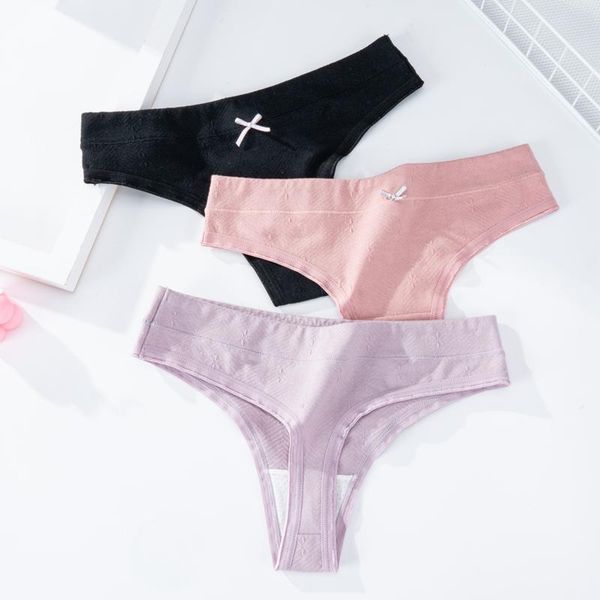 women's panties cotton g-string thong lingerie comfort breathable low-rise t back female intimate underwear, Black;pink
women's panties cotton g-string thong lingerie comfort breathable low-rise t back female intimate underwear, Black;pink