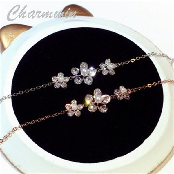 charm bracelets charmwin fashion for women cubic zirconia simulated pearl flowers chain ps243, Golden;silver
charm bracelets charmwin fashion for women cubic zirconia simulated pearl flowers chain ps243, Golden;silver