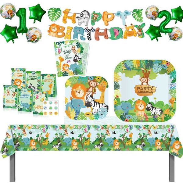 disposable dinnerware safari party tableware set birthday decoration kids plate cups tablecloth balloons animal jungle decor supplies
disposable dinnerware safari party tableware set birthday decoration kids plate cups tablecloth balloons animal jungle decor supplies
