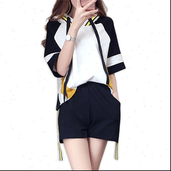 leisure streetwear womens tracksuits sets summer korean fashion loose thin short sleeved mini shorts trend two piece female, Gray
leisure streetwear womens tracksuits sets summer korean fashion loose thin short sleeved mini shorts trend two piece female, Gray