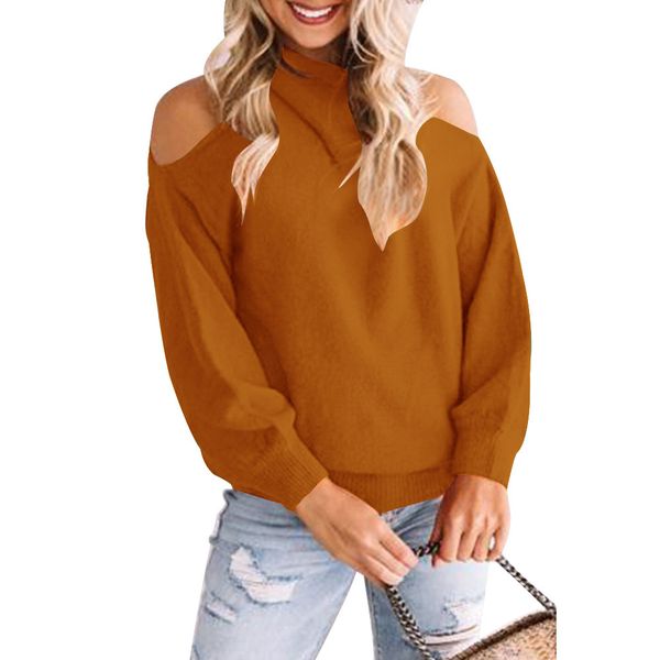 v-neck shoulder t-shirt autumn / winter 2021 new women's wear cross wrap chest off back sweater for women, White
v-neck shoulder t-shirt autumn / winter 2021 new women's wear cross wrap chest off back sweater for women, White