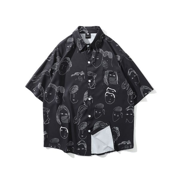 print brand looking for human 2021 summer men's beach shirt fashion short sleeve floral loose casual shirts plus asian size -2xl hawai, White;black
print brand looking for human 2021 summer men's beach shirt fashion short sleeve floral loose casual shirts plus asian size -2xl hawai, White;black