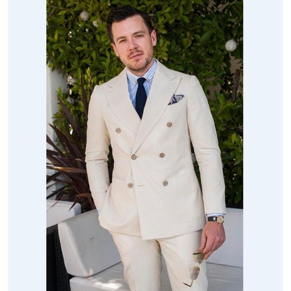 men's suits & blazers double breasted beige groomsmen tuxedos elegant man wedding casual prom party (jacket+pants) f623, White;black
men's suits & blazers double breasted beige groomsmen tuxedos elegant man wedding casual prom party (jacket+pants) f623, White;black