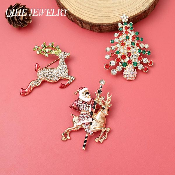 pins, brooches qihe jewelry cute santa claus elk enamel pins winter christmas series badges fashion pin gifts for friends wholesale, Gray
pins, brooches qihe jewelry cute santa claus elk enamel pins winter christmas series badges fashion pin gifts for friends wholesale, Gray