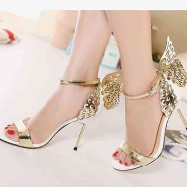 sandals lady model show shoes fashion butterfly wing sold buckle strap peep toe nigh club thin high heels women party pumps iq, Black
sandals lady model show shoes fashion butterfly wing sold buckle strap peep toe nigh club thin high heels women party pumps iq, Black