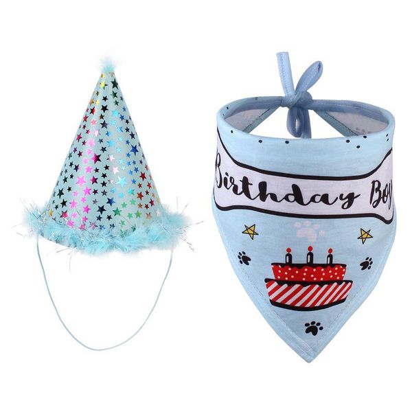 dog apparel pet birthday party hat saliva towel set supplies triple-cornered scarf gift for acces
dog apparel pet birthday party hat saliva towel set supplies triple-cornered scarf gift for acces