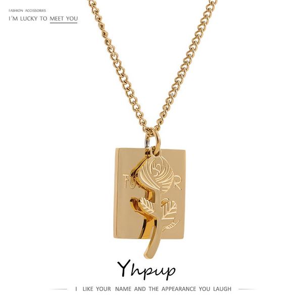 pendant necklaces yhpup stainless steel flower necklace metal square collar waterproof jewelry for women office gift, Silver
pendant necklaces yhpup stainless steel flower necklace metal square collar waterproof jewelry for women office gift, Silver