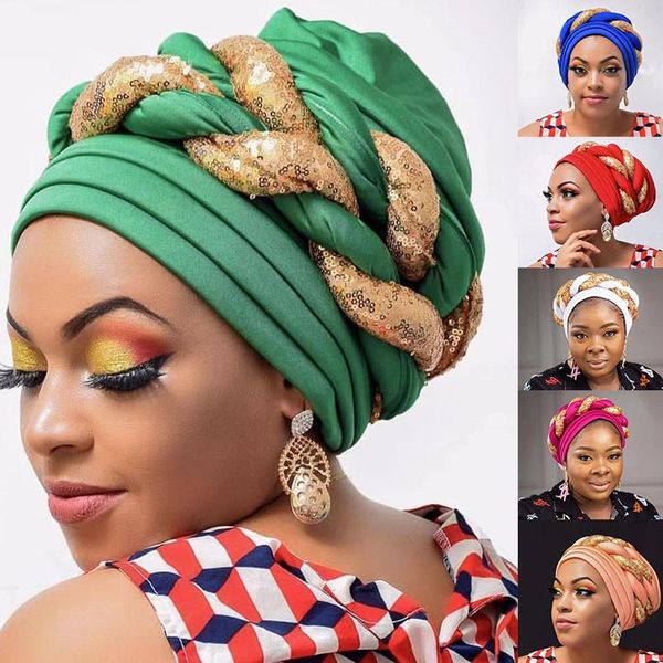 ethnic clothing african headties shinning sequins turban cap for women hat ankala female head wraps africa headtie fashion lady party outfit, Red
ethnic clothing african headties shinning sequins turban cap for women hat ankala female head wraps africa headtie fashion lady party outfit, Red