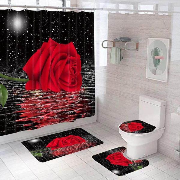shower curtains 40# valentine's day room toilet curtain floor mats dry quickly four-piece set comfort and soft bath 4pcs sets
shower curtains 40# valentine's day room toilet curtain floor mats dry quickly four-piece set comfort and soft bath 4pcs sets