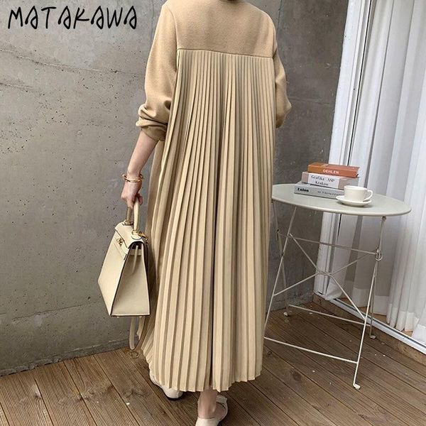 round neck long sleeve plus velvet sweatshirt woman dress korean autumn retro femme robe stitching pleated loose vestidos casual dresses, Black;gray
round neck long sleeve plus velvet sweatshirt woman dress korean autumn retro femme robe stitching pleated loose vestidos casual dresses, Black;gray