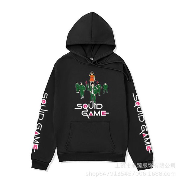 multiplayer pattern men's 3d printed squid game hoodie one lucky day front man crew neck sweatshirt hoodie, Black
multiplayer pattern men's 3d printed squid game hoodie one lucky day front man crew neck sweatshirt hoodie, Black