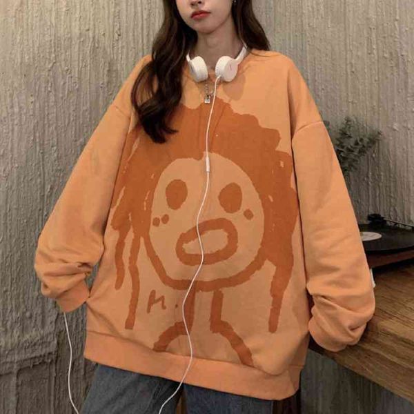 women's jackets deeptown kawaii graffiti hoodie anime female hood print long sleeve crewneck cotton nightgown casual streetwear alt clo, Black;brown
women's jackets deeptown kawaii graffiti hoodie anime female hood print long sleeve crewneck cotton nightgown casual streetwear alt clo, Black;brown