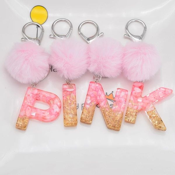 pink pompom letter keychain english alphabet keyring with puffer ball glitter gradient resin car mirror handbag charms llaveros, Slivery;golden
pink pompom letter keychain english alphabet keyring with puffer ball glitter gradient resin car mirror handbag charms llaveros, Slivery;golden