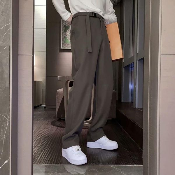 men's pants 2021 spring autumn men high waist straight loose thin business simple all-match fashion handsome mopping casual trousers, Black
men's pants 2021 spring autumn men high waist straight loose thin business simple all-match fashion handsome mopping casual trousers, Black