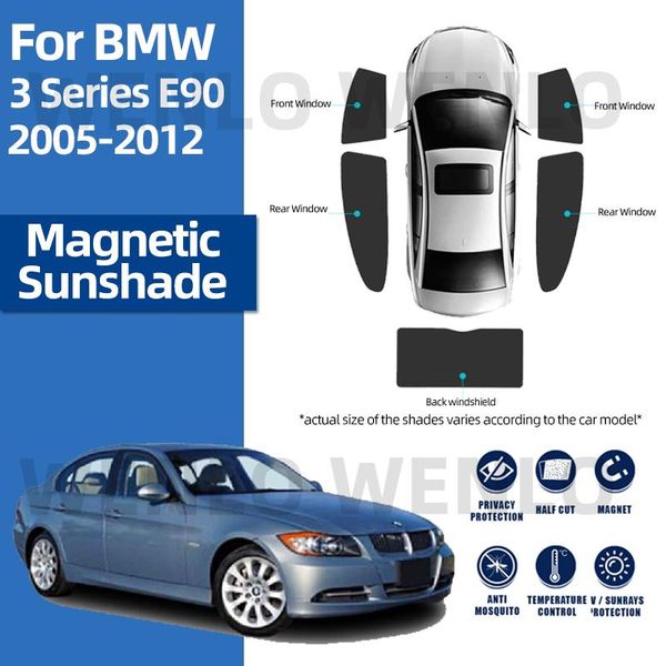 car sunshade for 3 series e90 2005-2012 windshield sidescreen sun net visor protective protection foldable magnetic curtain
car sunshade for 3 series e90 2005-2012 windshield sidescreen sun net visor protective protection foldable magnetic curtain