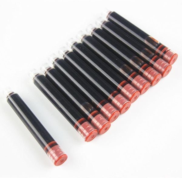 refills 20pcs brown ink cartridge fountain pen universal typ other brands are also suitable caliber 3mm, Black;red
refills 20pcs brown ink cartridge fountain pen universal typ other brands are also suitable caliber 3mm, Black;red