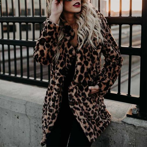fashion winter coat women coat luxury long sleeve lapel collar leopard print woolen thick warm midi plus size 3xl 211220, Black
fashion winter coat women coat luxury long sleeve lapel collar leopard print woolen thick warm midi plus size 3xl 211220, Black