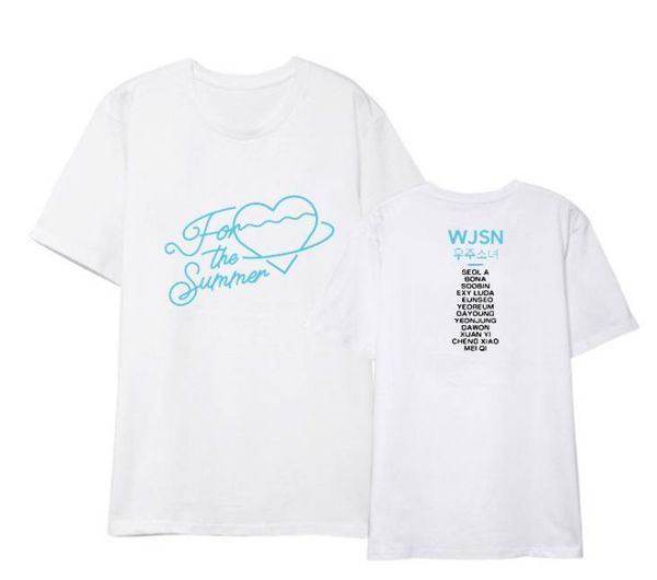 summer style arrival kpop wjsn for the same all member name printing t shirt o neck short sleeve t-shirt women's, White
summer style arrival kpop wjsn for the same all member name printing t shirt o neck short sleeve t-shirt women's, White