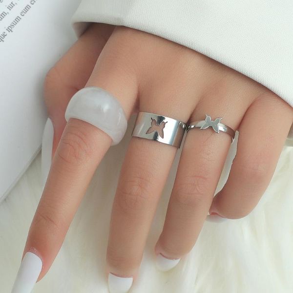 wedding rings creative metal geometric hollow butterfly for women men lover couple set friendship engagement open, Slivery;golden
wedding rings creative metal geometric hollow butterfly for women men lover couple set friendship engagement open, Slivery;golden