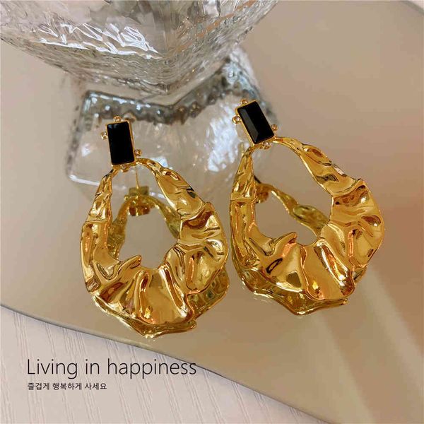 aaa designer jewelry designer niche ins exaggerated metal fold water drop cold wind earrings 864w, Golden
aaa designer jewelry designer niche ins exaggerated metal fold water drop cold wind earrings 864w, Golden