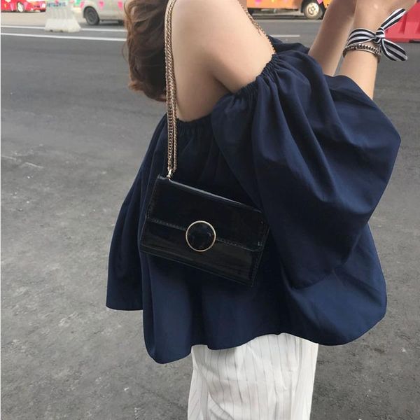fashion womens chiffon puff sleeve off shoulder crop blouses loose casual blouse lady short style slash neck women's & shirts, White
fashion womens chiffon puff sleeve off shoulder crop blouses loose casual blouse lady short style slash neck women's & shirts, White