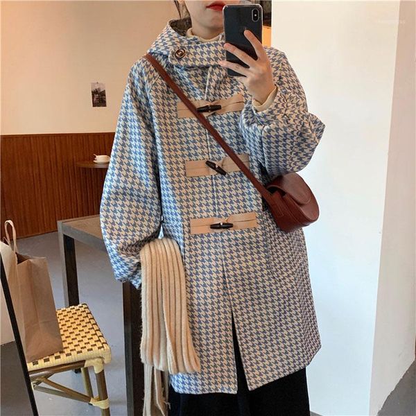 women's wool & blends herstory japanese college style woolen coat female mid-length girl 2021 autumn winter wild thick horn buckle kore, Black
women's wool & blends herstory japanese college style woolen coat female mid-length girl 2021 autumn winter wild thick horn buckle kore, Black