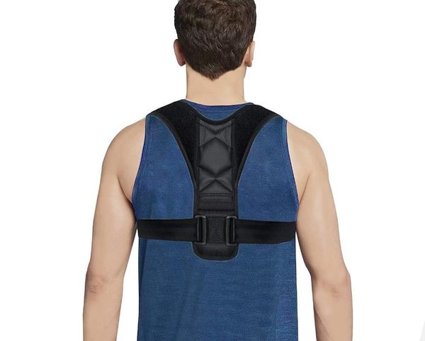 men's body shapers brace support belt adjustable back posture corrector clavicle spine shoulder lumbar correction mens shaper, Black;brown
men's body shapers brace support belt adjustable back posture corrector clavicle spine shoulder lumbar correction mens shaper, Black;brown