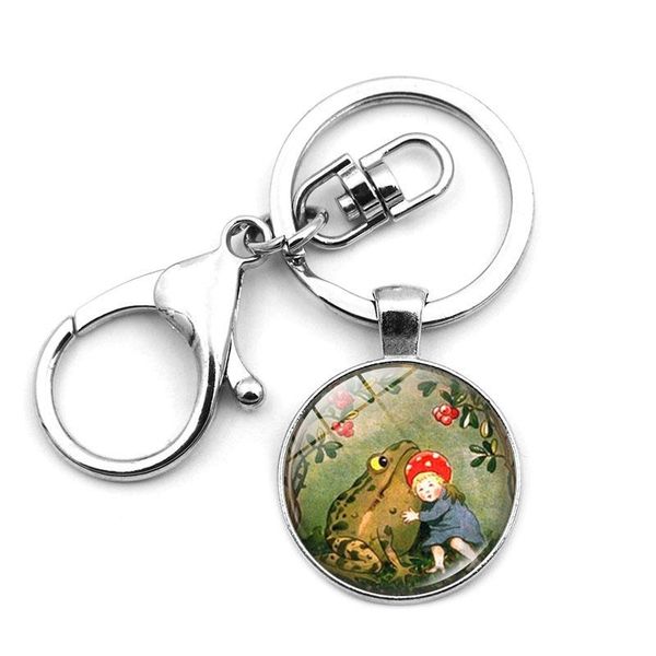 keychains arrival frog king crystal keychain metal lobster buckle jewelry charms classic fairy tales key holder pendant, Silver
keychains arrival frog king crystal keychain metal lobster buckle jewelry charms classic fairy tales key holder pendant, Silver