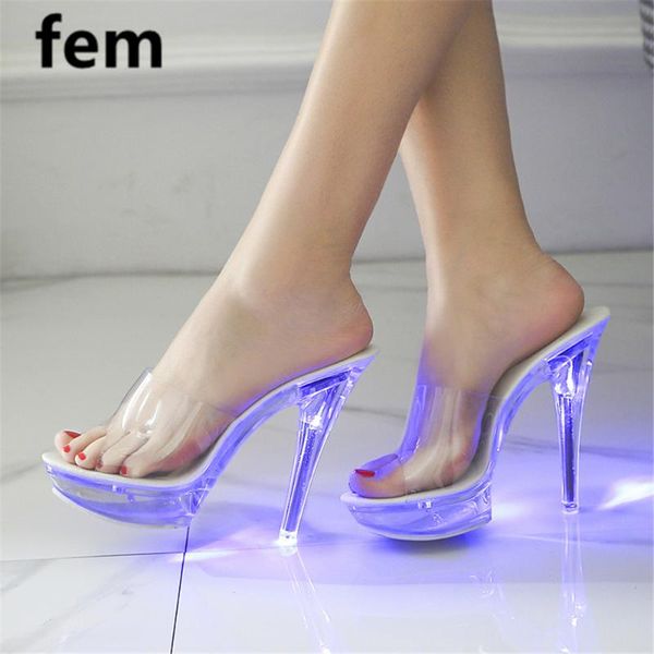 slippers fem women shoes light slides transparent lace clear glowing high heels summer sandals night party, Black
slippers fem women shoes light slides transparent lace clear glowing high heels summer sandals night party, Black